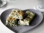 Leichte Spinatlasagne