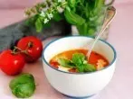 Geeiste Tomatensuppe