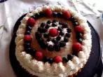 Brombeer Panna cotta Torte
