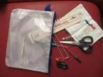 Reißverschlusstaschen für Handarbeits-Krimskrams