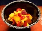 Zuckerrand für Obstsalat- und Puddingschalen
