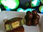 Schoko-Kiwi Lutscher