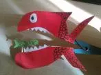 Große Fische & kleine Fische mit Kindern basteln