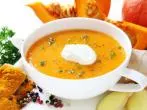 Pikante Kürbis- oder Möhrensuppe