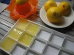 Zitronensaft einfrieren