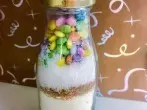 Keksmischung im Glas