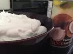 Kokosmilch als Schlagsahne aufschlagen