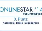 OnlineStar 2014: Frag-Mutti.de belegt 3. Platz!