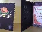 Halloween Einladungskarte