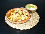 Scharfe H&auml;hnchensuppe mit Tortillas