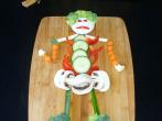 Gem&uuml;seskelett f&uuml;r das Halloween <strong>Buffet</strong>