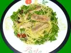 Spaghetti mit Sardinen und Rucola