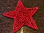 Adventsschmuck: Stern aus Wolle