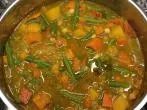 Kürbiseintopf von zweierlei Kürbis - vegetarisch