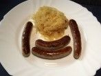 N&uuml;rnberger Bratw&uuml;rste mit Sauerkraut