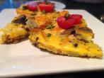 Omelett mit Butternut K&uuml;rbis, Champignons & Salbei - vegetarisch