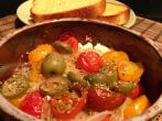 Schafsk&auml;se-Tomaten-Paprika-Topf - vegetarische <strong>Vorspeise</strong>
