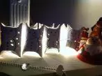 Schneemann-Lichterkette basteln