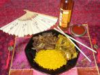 Rindfleisch mit Zwiebeln und asiatischem Gem&uuml;se