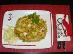 Weißkohl-Hähnchenbrust mit Kimchi nach europäischer Art