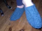 Sneakerssocken stricken: mit der Ferse beginnen