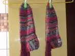 Socken aufhängen