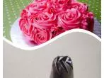 Rosen spritzen aus Frosting