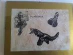 Dinosaurier Bild im "Old Look" selber machen
