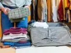 Trocknertücher im Koffer und im Kleiderschrank