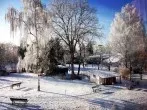 Wasser in der Gartentoilette (Laube) gefriert nicht im Winter