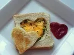 Frühstücksei im Toast