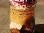 Witzige Idee für Geldgeschenke: Geld im Einmachglas
