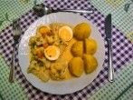 <strong>Blumenkohlragout</strong> mit Eieinlage
