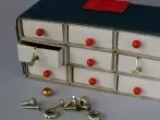 Mini-Box aus Streichholzschachteln