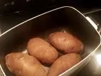 Folienkartoffeln ohne Folie oder Ofen