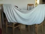 Spannbettlaken: Ecken nachtrocken lassen