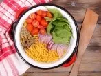 Schnelle unkomplizierte One-Pot-Pasta