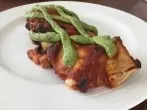 Enchilada mit Süßkartoffeln und schwarzen Bohnen