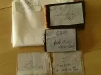 Vlieseline: Zum Vergleich an Stoffresten ausprobieren