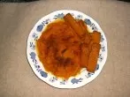Karottenpüree mit Fischstäbchen