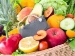 Obst und Gemüse im Sommer