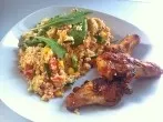 Leckerer Couscous Salat mit Rucola