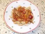 Schnelles Gulasch aus Gyros-Pfanne