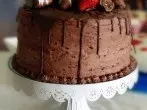 Schokokuchen mit Nutellagläser Deko - superlecker