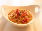 Pikante Linsensuppe mit Kokosmilch - vegan