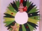 Weihnachtlichen Tür- oder Wandkranz basteln