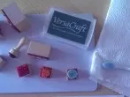 Filigran gearbeitete Stempel reinigen