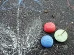Straßenmalkreide am Stiel selber machen ~ DIY