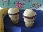 Bananeneis mit Erdnussbutter