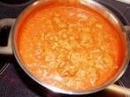 Tomatensuppe mit Reis und Hackb&auml;llchen